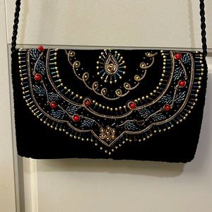 Decorative Black Purse